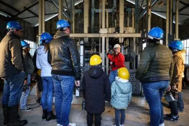 guide au muse de la mine