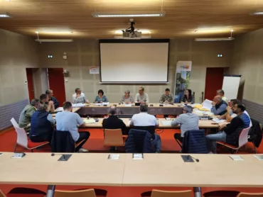 Première réunion avant le début des travaux avec toutes les entreprises