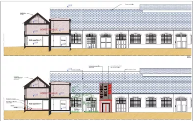 Travaux d'aménagement au Musée de la Mine