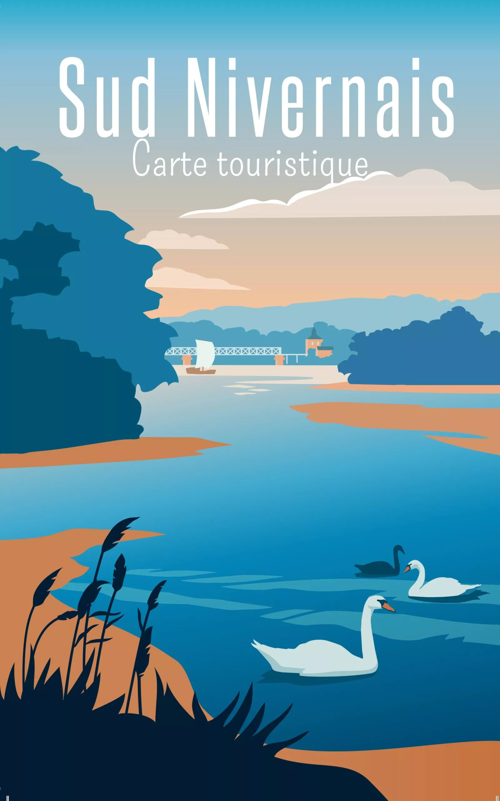 Couverture dépliant touristique Sud Nivernais