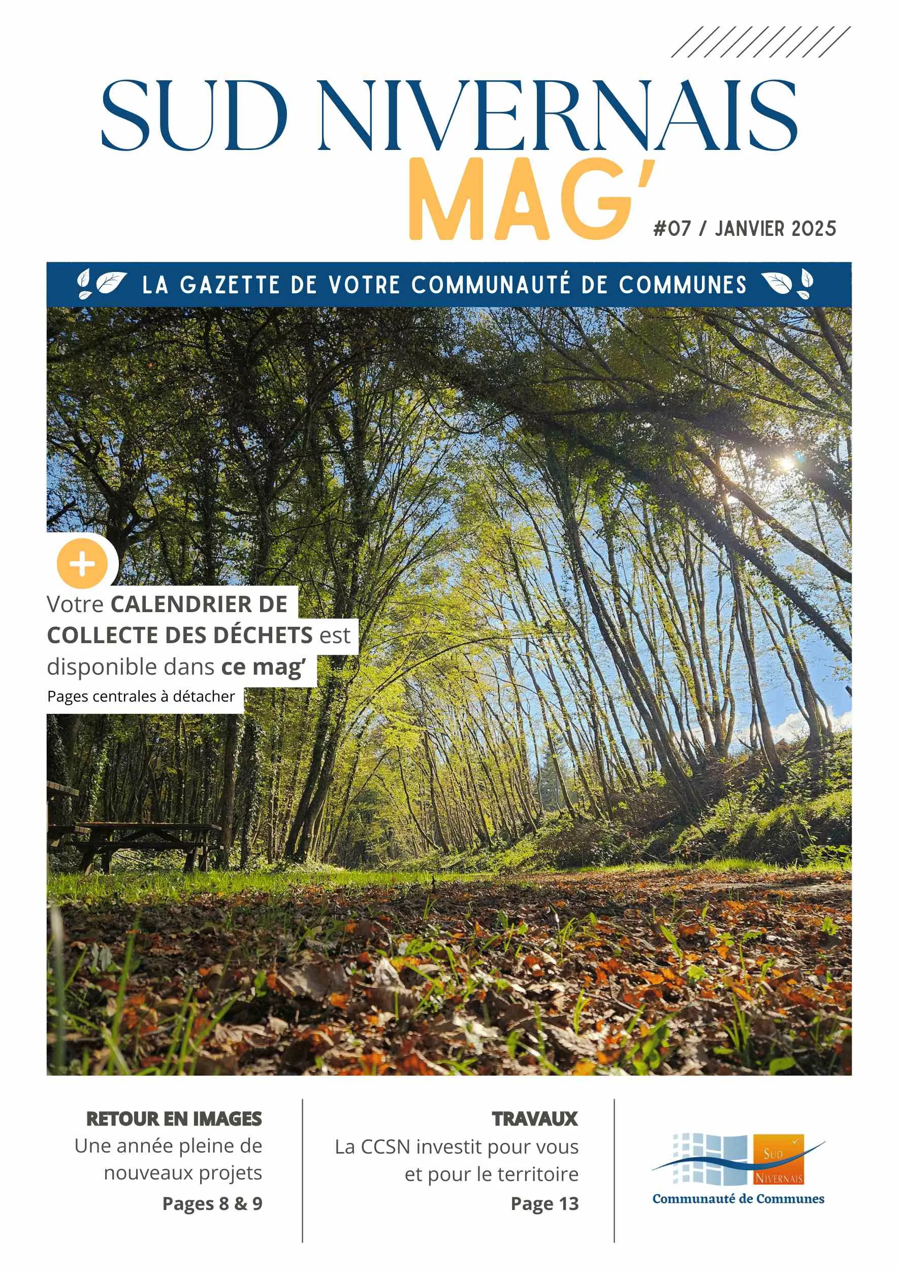 Page couverure Gazette sud nivernais mag' #7