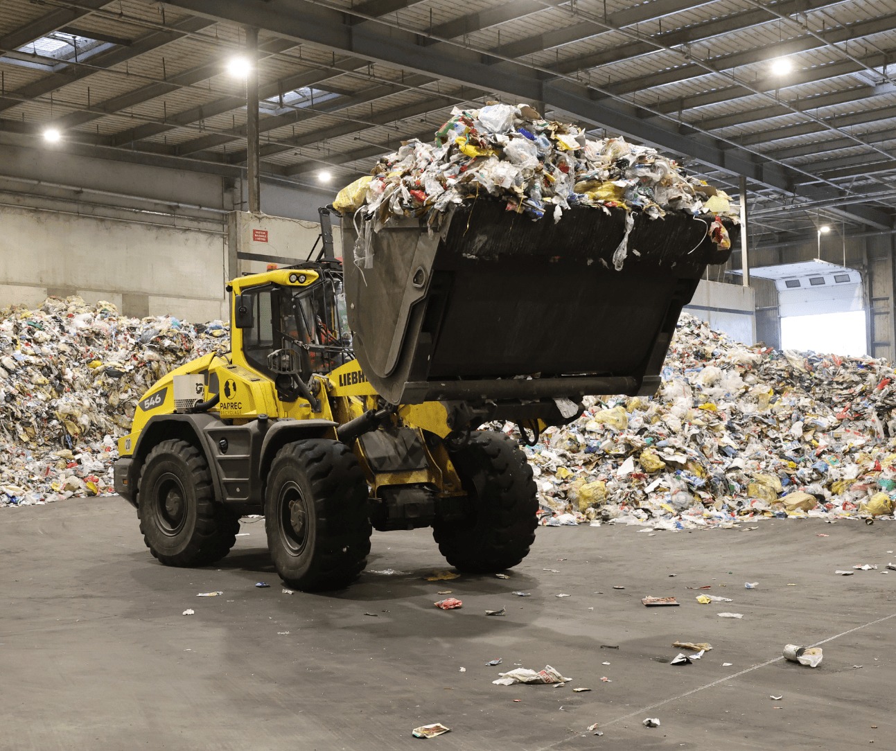 manitou poubelle jaune tri inc